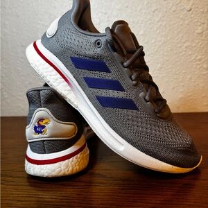 Adidas Kansas Jayhawks Supernova Custom NEW Unisex Athletic Shoes